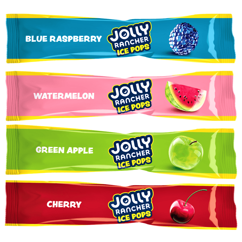 Jolly Rancher Ice Pops 10 Pack Multipack 500ml - Happy Candy UK LTD