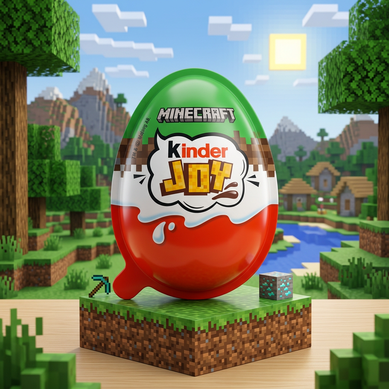 Kinder Joy MINECRAFT Limited Edition (IMPORT) 20g