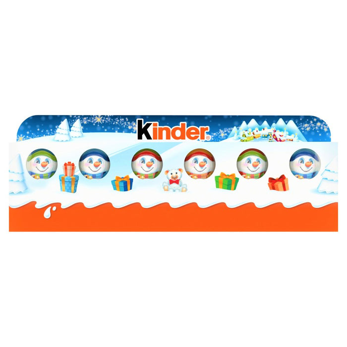 Kinder Milk Chocolate Christmas Mini Snowmen 90g - Happy Candy UK LTD