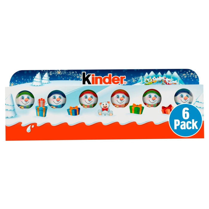 Kinder Milk Chocolate Christmas Mini Snowmen 90g - Happy Candy UK LTD