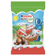 Kinder Milk Chocolate & Hazelnut Mini Easter Eggs Bag 75g