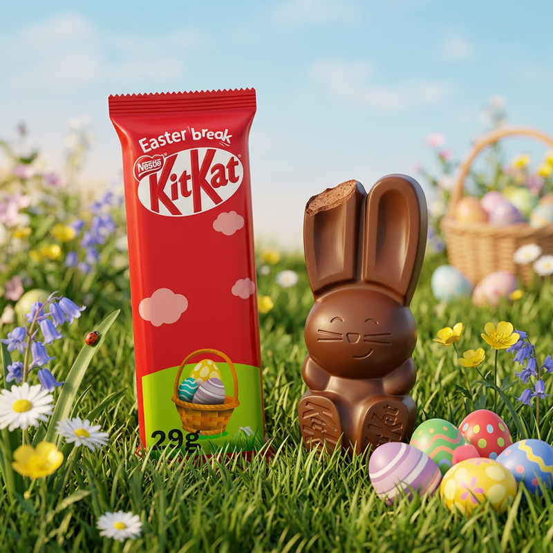 Kit Kat Bunny Milk Chocolate Easter Figure BULK BOX 30x29g — Happy ...