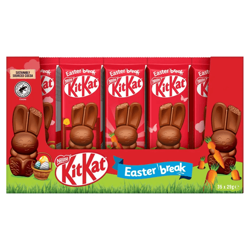 Kit Kat Bunny Milk Chocolate Easter Figure BULK BOX 30x29g