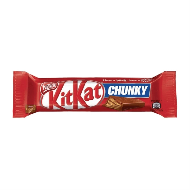 Kit Kat Chunky Milk Chocolate Bar 40g - Happy Candy UK LTD