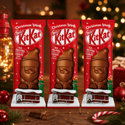 Kit Kat Santa 3 Pack Milk Chocolate Christmas Figure 3x29g