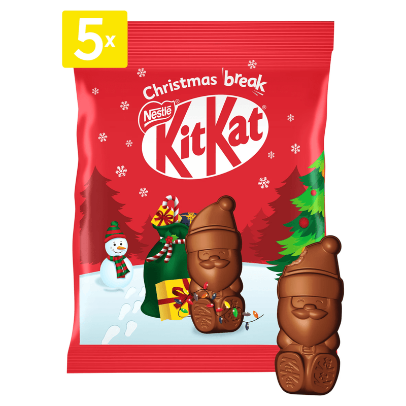 Kit Kat Santa Milk Chocolate Sharing Bag (5x11g) 55G