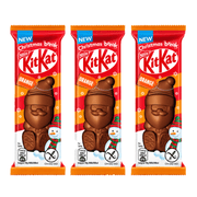 Kit Kat Santa Orange 3 Pack Milk Chocolate Figure 3x29g