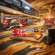 KitKat F1 Chunky Caramel Flavour Milk Chocolate Bar 40g