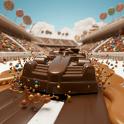 KitKat Formula 1 (F1) Chocolate Car Figure 29g