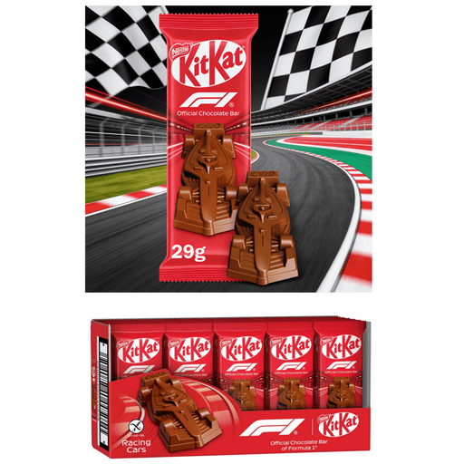 KitKat Formula 1 (F1) Chocolate Car Figure BULK BOX (30x29g)