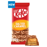 KitKat Salted Caramel Chocolate Sharing Bar 99g - Happy Candy UK LTD