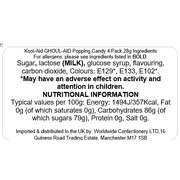 Kool - Aid GHOUL - AID HALLOWEEN Popping Candy 4 Pack 28g - Happy Candy UK LTD