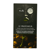 LE PROFESSEUR Dubai Style Pistachio DARK Chocolate Bar (IMPORT) 90g - Happy Candy UK LTD
