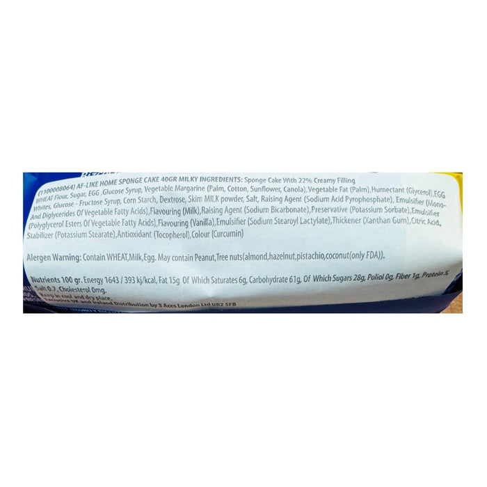 Like Home Vanilla Creme Filled Sponge Cake (USA) 40g - Happy Candy UK LTD