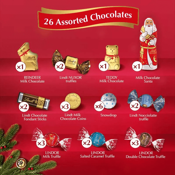 Lindt Festive Selection Advent Calendar 289g