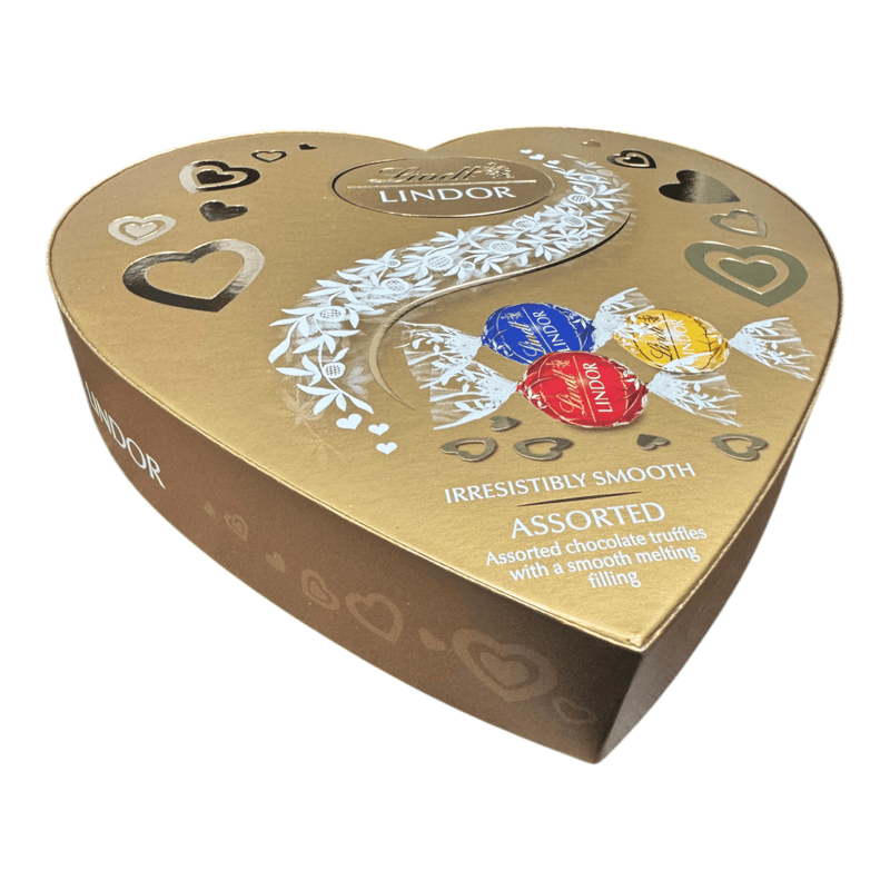 Lindt Lindor Assorted Chocolate Truffles Heart Gift Box 200g