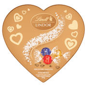 Lindt Lindor Assorted Chocolate Truffles Heart Gift Box 200g