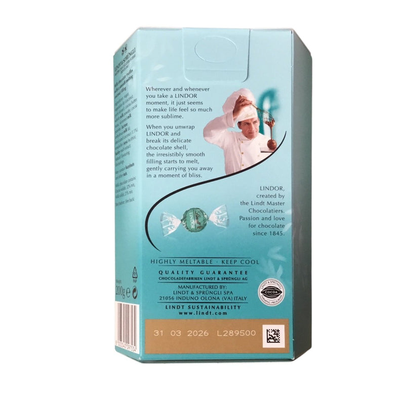 Lindt Lindor Coconut Truffles 200g - Happy Candy UK LTD