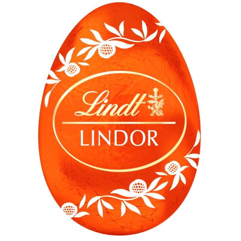 Lindt Lindor Filled Orange Chocolate Easter Egg 28g
