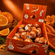 Lindt Lindor Filled Orange Chocolate Egg BULK RETAIL BOX 48x28g
