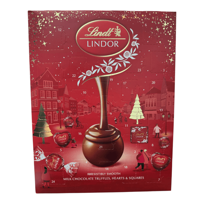 Lindt Lindor Milk Chocolate Christmas Advent Calendar 235g