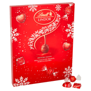 Lindt Lindor Milk Chocolate Christmas Advent Calendar 235g