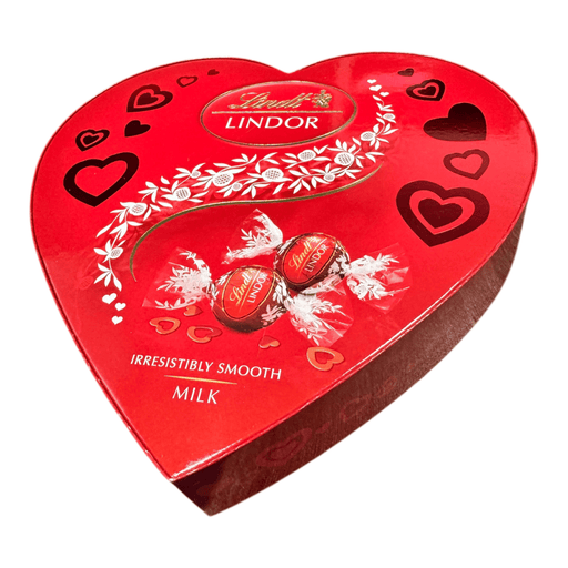 Lindt Lindor Milk Chocolate Truffles Heart Gift Box 200g