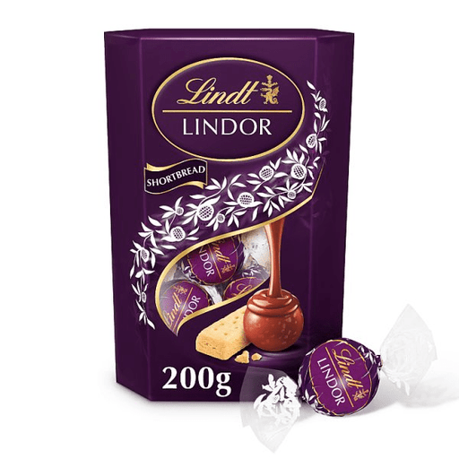 Lindt Lindor Shortbread LIMITED EDITION Milk Chocolate Truffles Box 200g