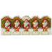 Lindt Milk Chocolate Santa Collection 5 Pack 50g - Happy Candy UK LTD