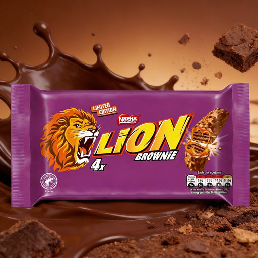 Lion Brownie Milk Chocolate Bar Multipack (4x30g) 120g