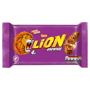 Lion Brownie Milk Chocolate Bar Multipack (4x30g) 120g