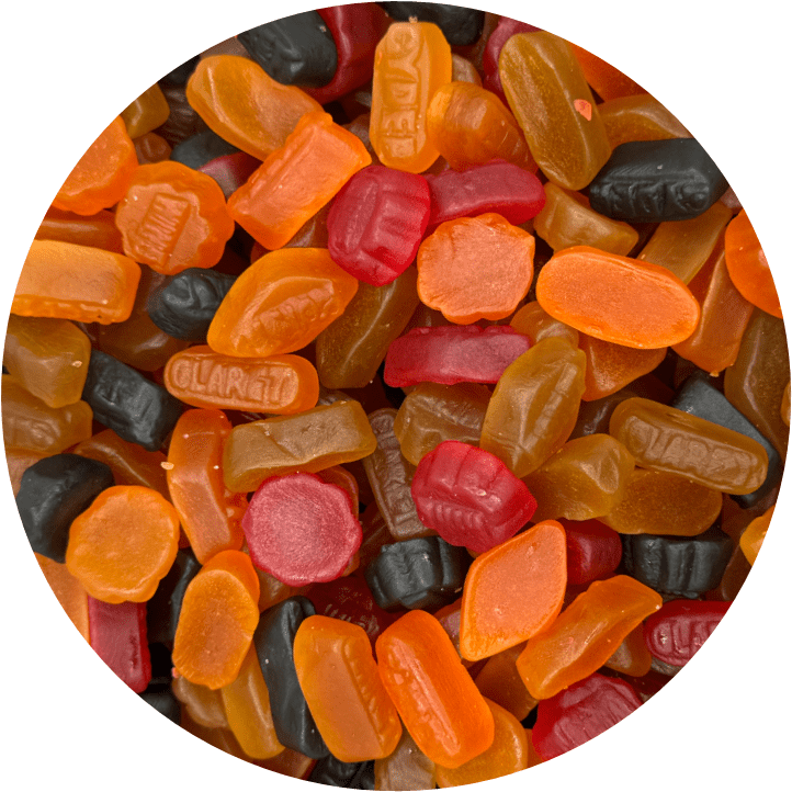 Lion Midget Gems, Licorice Gums, Football Gums, Poor Bens, Wine gums - Happy Candy UK LTD