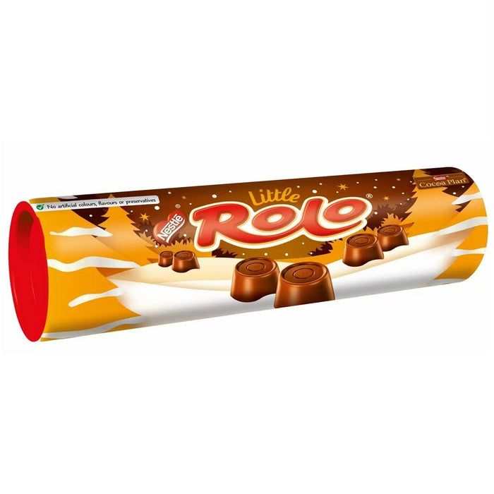 Little Rolo Milk Chocolate & Caramel Giant Tube 80g - Happy Candy UK LTD