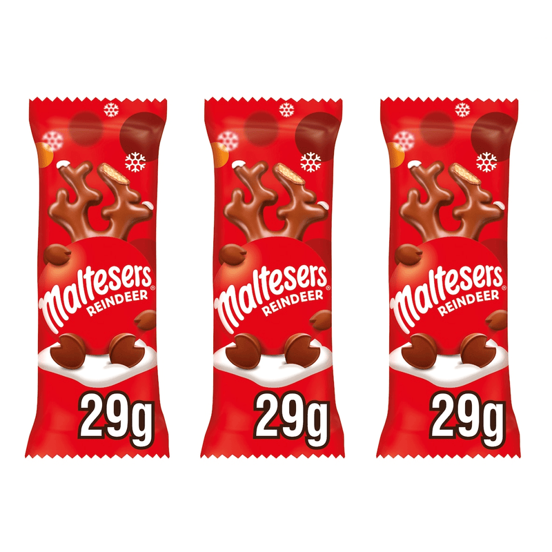 Maltesers Reindeer 3 Pack Chocolate Christmas Treats 3x29g