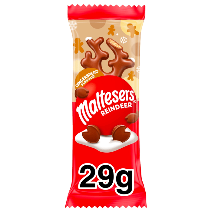 Maltesers Reindeer Gingerbread Chocolate Christmas Treat 29g