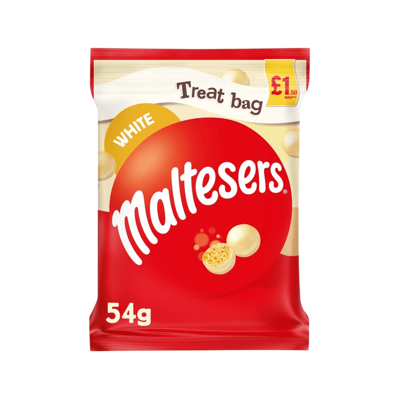 Maltesers White Chocolate LIMITED EDITION Share Bag 54g - Happy Candy UK LTD