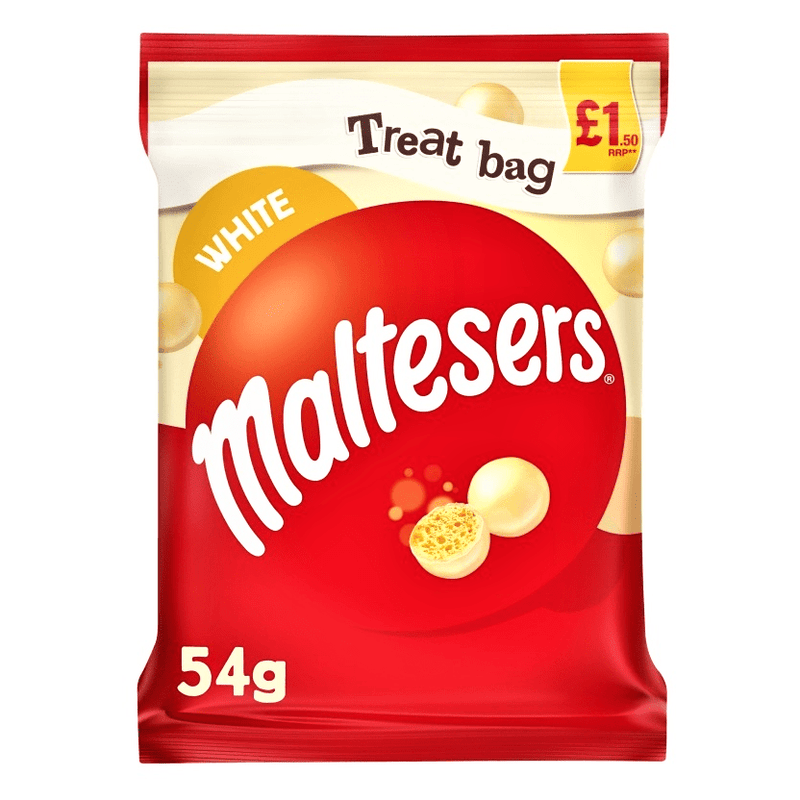 Maltesers White Chocolate LIMITED EDITION Share Bag 54g - Happy Candy UK LTD