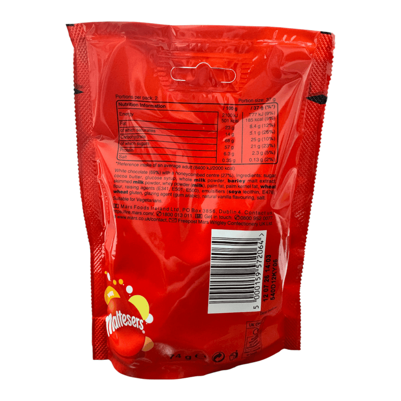Maltesers White Chocolate LIMITED EDITION Share Bag 74g