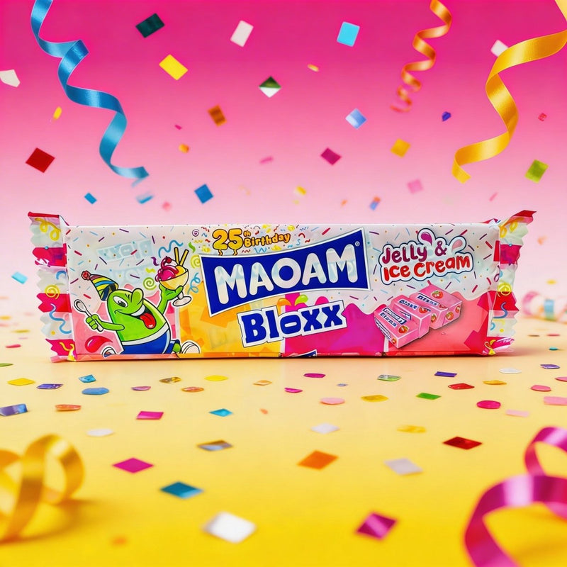 Maoam BLOXX Jelly & Ice Cream 25th Birthday Edition 8 Pack 176g