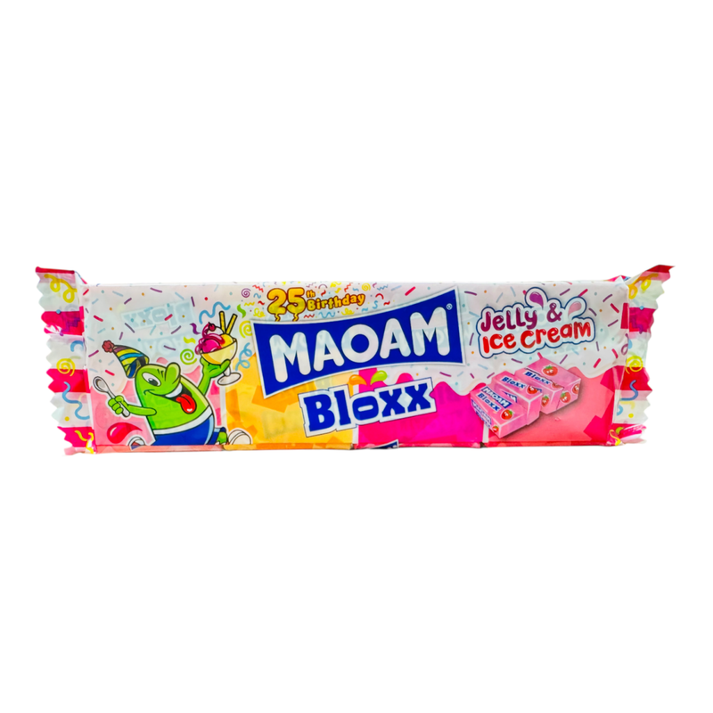 Maoam BLOXX Jelly & Ice Cream 25th Birthday Edition 8 Pack 176g