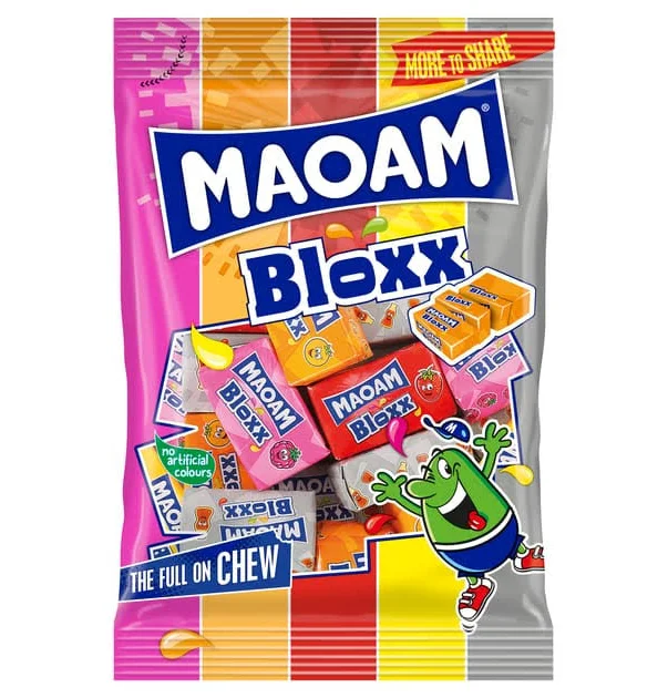 Maoam BLOXX Original Chewy Sweets 12 Pack MORE to SHARE 264g