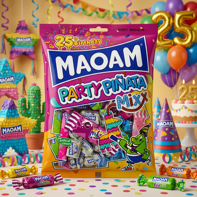 MAOAM Party Pinata Mixx 34 Piece XL Bag 300g
