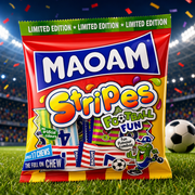 MAOAM Stripes Football Fun LIMITED EDITION Sweets 140g