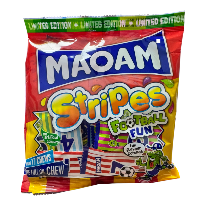 MAOAM Stripes Football Fun LIMITED EDITION Sweets 140g