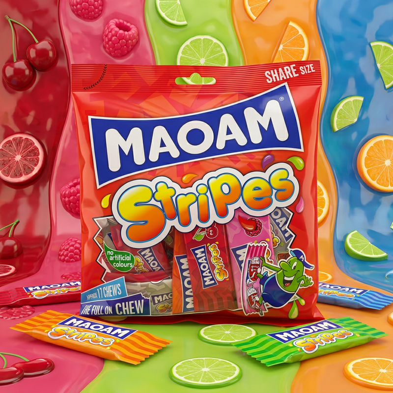 MAOAM Stripes Share Size Bag 140g