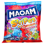 Maoam Stripes SUMMER BERRIES LIMITED EDITION Share Bag 140g - Happy Candy UK LTD