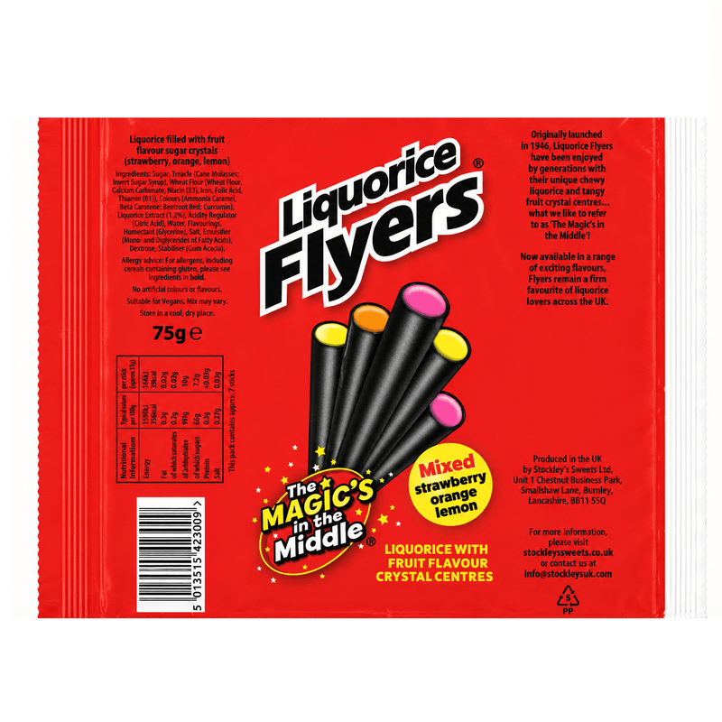 Maxilin Liquorice Flyers Original 75g