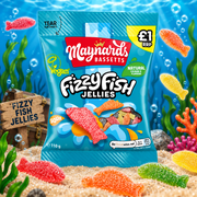 Maynards Bassetts Fizzy Fish Share Bag 110g