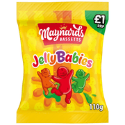 Maynards Bassetts Jelly Babies Sweets Bag 110g