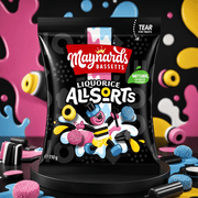 Maynards Bassetts Liquorice Allsorts Share Bag 110g